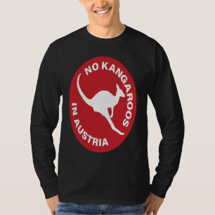 T-shirt Pas de kangourous en Autriche Drôle d'Australie