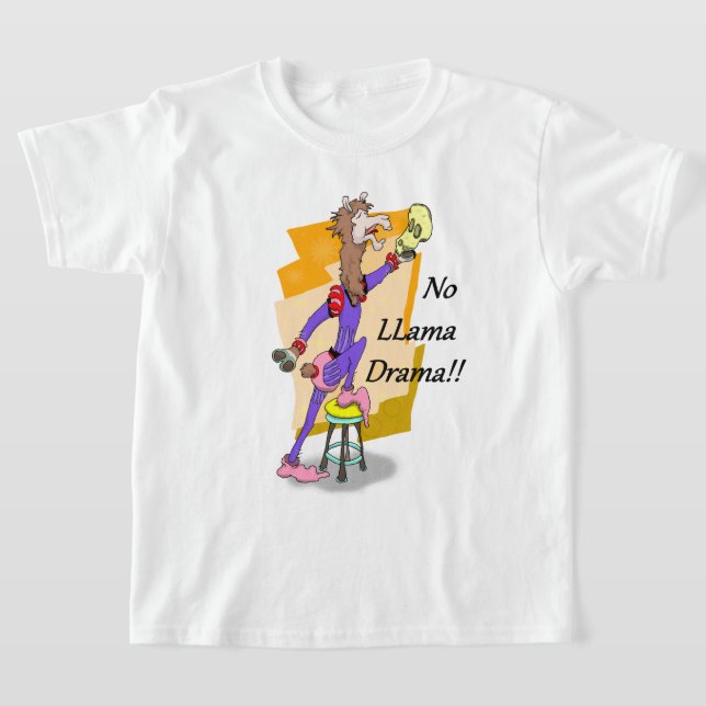 T-shirt Pas de Lama Drama ! ! 4 (Poser)