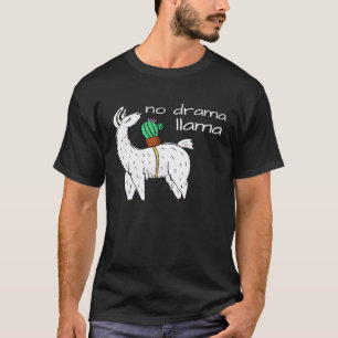 T-shirt Pas de lama drame Lama drame Alapaca mignon