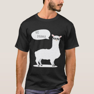 T-shirt Pas de lama drame Mignon pour enfants Adultes