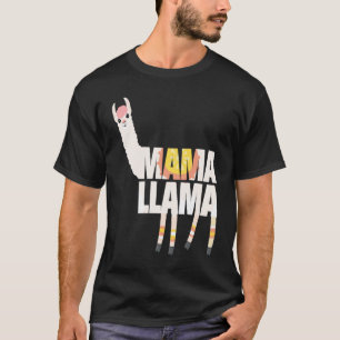 T-shirt Pas de lama drame un de mama lama pour mama L