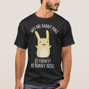 T-shirt Pas de lapin Nez Drôle Lapin Puns