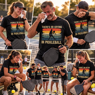 T-shirt Pas de larmes dans Pickleball – Que des coups auda