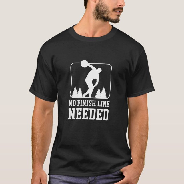T-shirt Pas de ligne de finition nécessaire Discus Thrower (Devant)