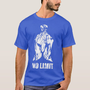 T-shirt Pas De Limite Casque Spartan Gym Motivation Fitnes