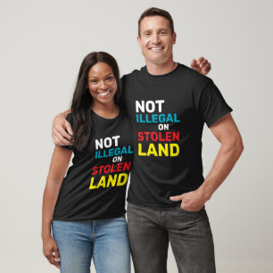 T-shirt Pas de loi sur l'immigration illégale des droits