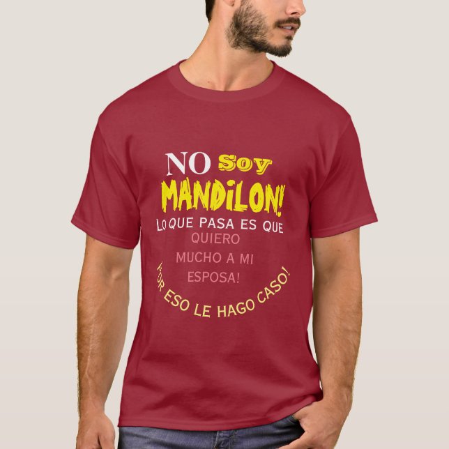 T-shirt Pas de mandilon de soja, lo que pasa es que quiero (Devant)
