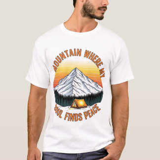 T-shirt Pas de mauvais sentiers Randonnée Drôle Citation