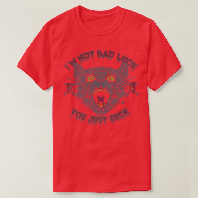 T-SHIRT PAS DE MAUVAISE CHANCE (Design devant)