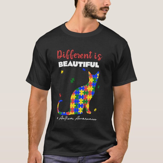 T-shirt Pas de mots Sensibilisation à l'autisme Acceptatio (Devant)