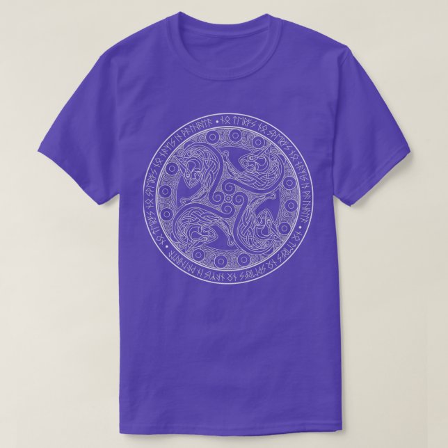 T-shirt Pas de nazis à Valhalla Dark (Design devant)
