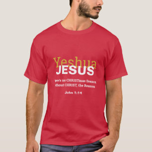T-shirt Pas de Noël CHRIST sans CHRIST Jésus Yeshua Bourgo