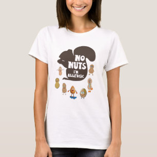 T-shirt Pas de noix Je suis Allergic Peanut Sensibilisatio