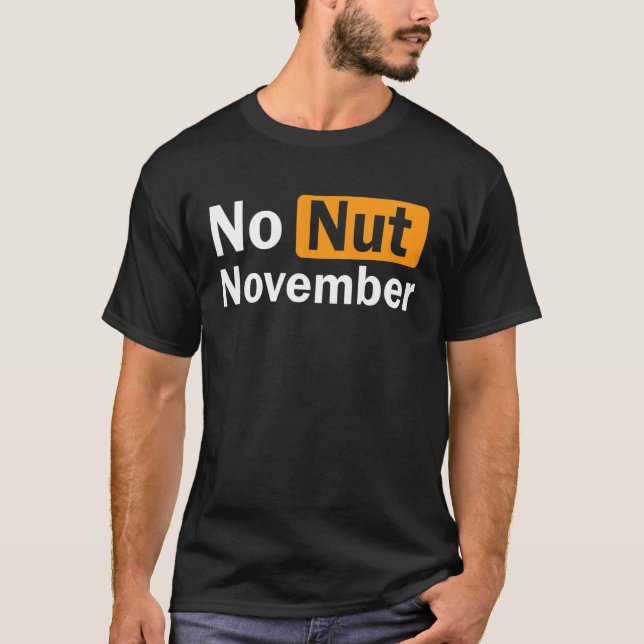 T-shirt Pas de Nut Novembre Challenge Design (Devant)