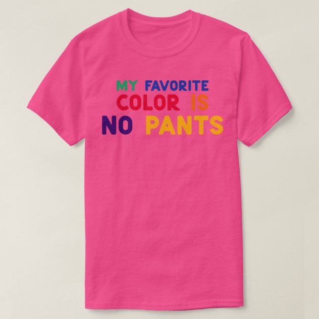 T-shirt Pas de pantalon (Design devant)