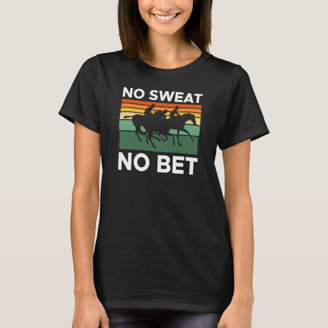 T-shirt Pas de pari Course Cheval (Devant)