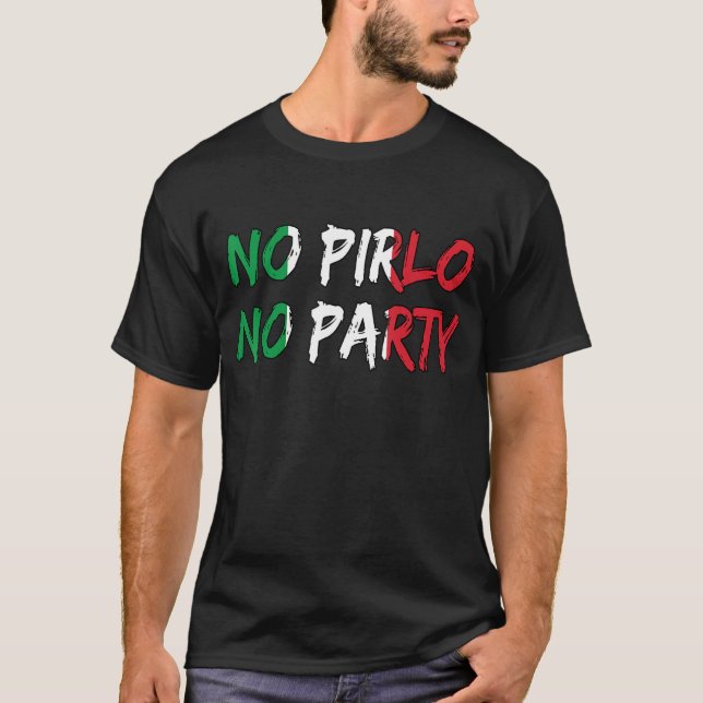 T-shirt Pas de parti Pirlo (Devant)