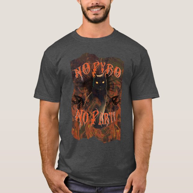 T-shirt Pas de parti Pyro Non (Devant)