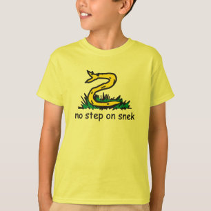 T-shirt Pas de pas sur les mèmes de serpent Gadsden parodi