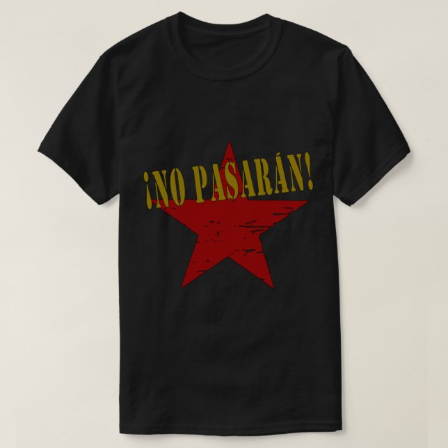 T-SHIRT PAS DE PASARAN (Design devant)
