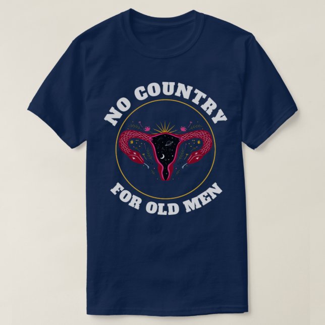 T-shirt Pas de pays pour les hommes âgés4 (Design devant)