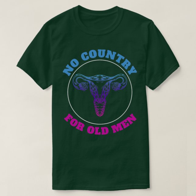 T-shirt Pas de pays pour les vieux (Design devant)