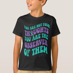 T-shirt Pas De Pensées Conception De Prévention De La Sant