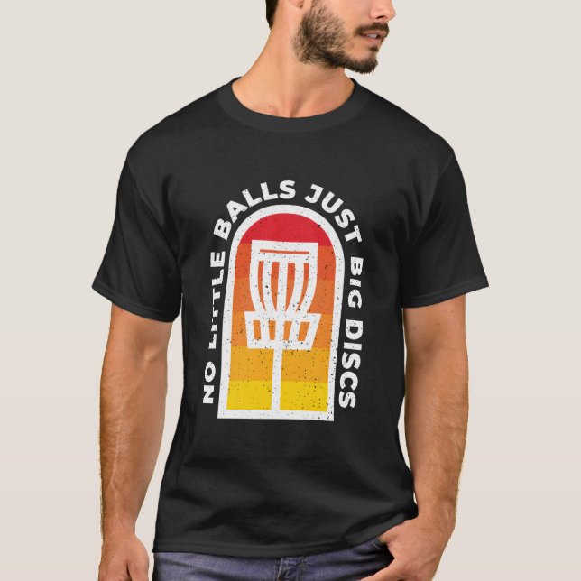 T-shirt Pas de petites balles, juste de grands disques - G (Devant)