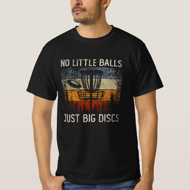 T-shirt Pas De Petites Boules Juste Gros Disques Frisbee G (Devant)