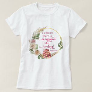 T-shirt Pas De Plaisir Comme Lire Jane Austen Citation