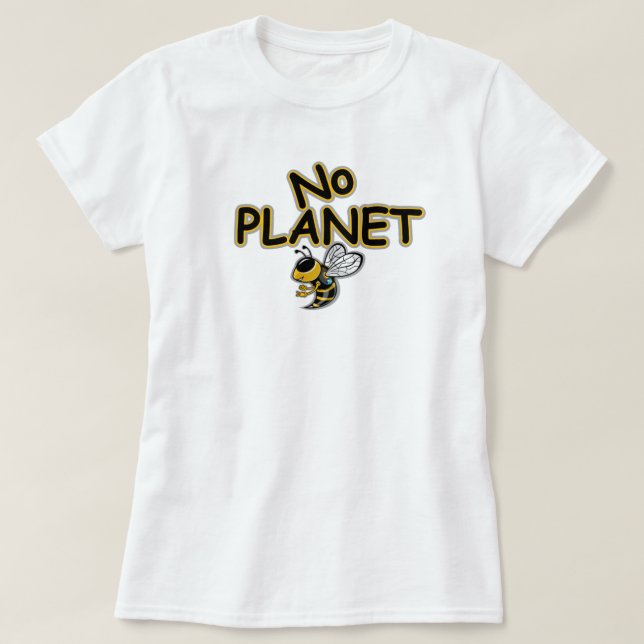 T-SHIRT PAS DE PLANÈTE ABEILLE (Design devant)