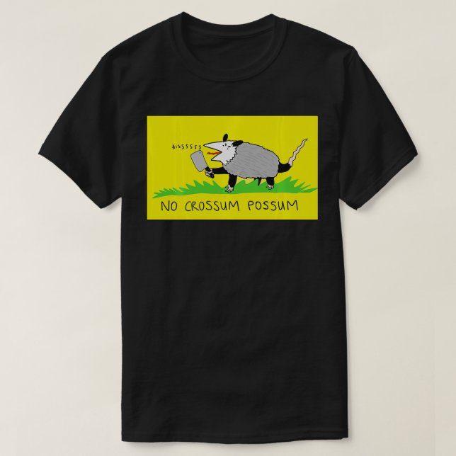 T-shirt Pas de Possum Crossum (Design devant)