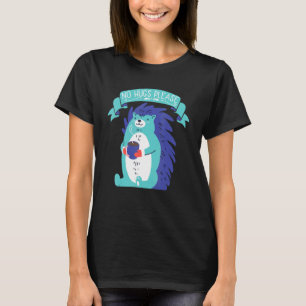 T-shirt Pas De Poumons S'Il Vous Plaît De Hérisson Et De P