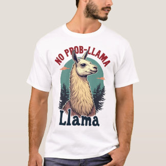 T-shirt Pas de Prob-Llama