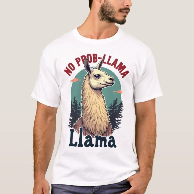 T-shirt Pas de Prob-Llama (Devant)