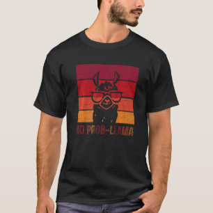 T-shirt Pas de Prob llama Animal Fur Alpaca Laine