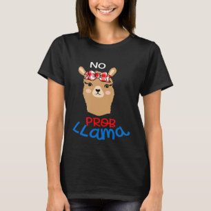 T-shirt Pas de Prob Llama Cute Llama Amateurs