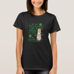 T-shirt Pas de prob Llama Saint-Patrick Alpaca Bière Verte