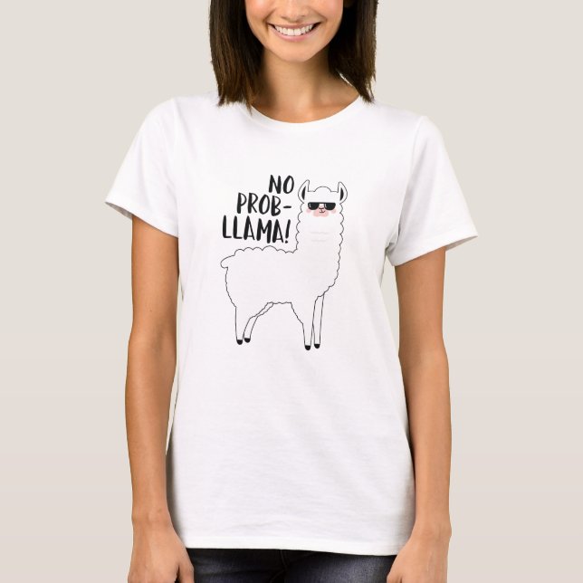 T-shirt Pas de probllama (Devant)