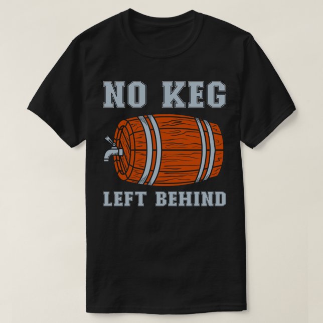 T-shirt Pas de quille laissée derrière (Design devant)