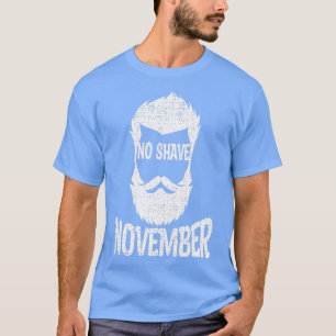 T-shirt Pas de rasage Novembre Bart Bartwuchs 3