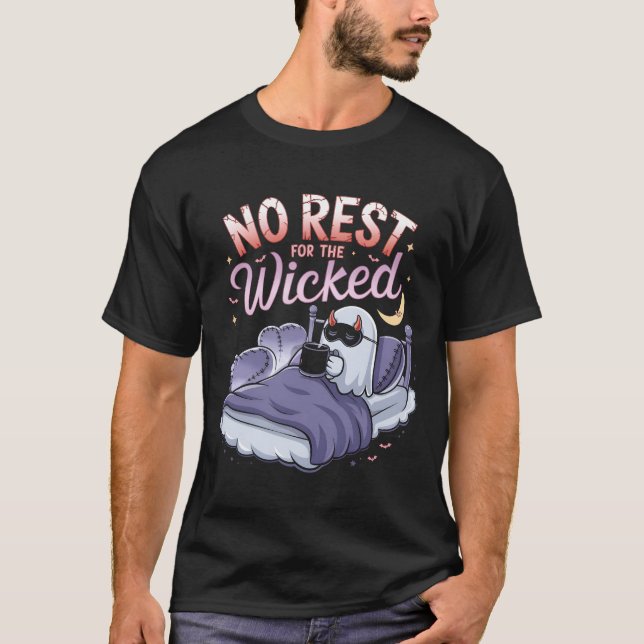 T-shirt Pas de repos pour les méchants (Devant)