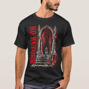T-shirt PAS DE RETOUR — Porte de cathédrale gothique cramo