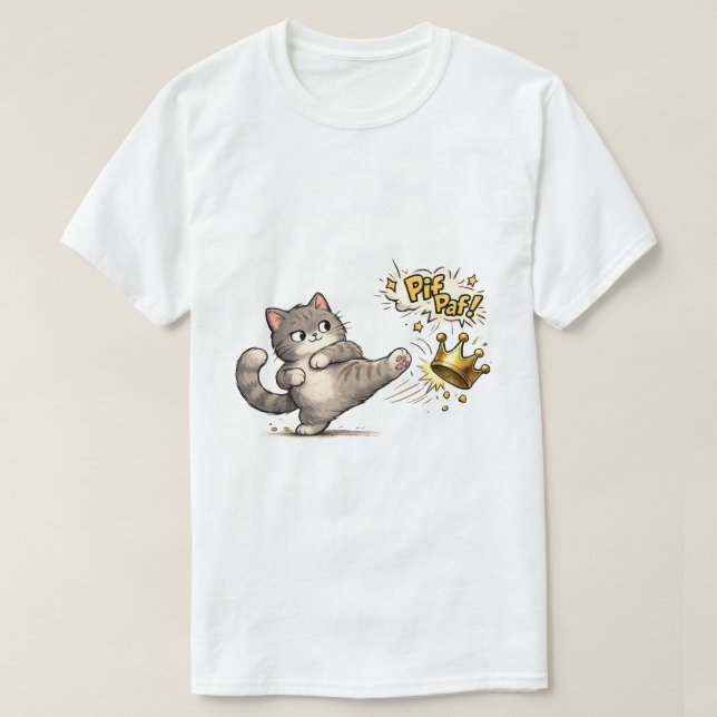 T-SHIRT PAS DE ROI (Design devant)