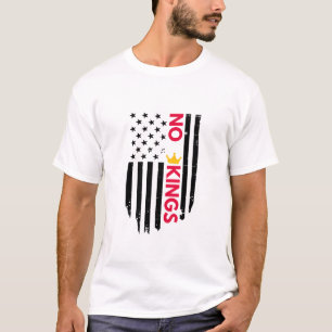 T-shirt Pas de rois – Conception de couronne à typographie