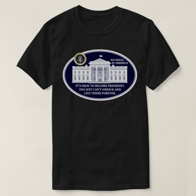 T-Shirt Pas de rois en Amérique (Design devant)