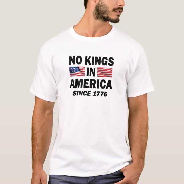 T-shirt Pas de rois en Amérique (Devant)