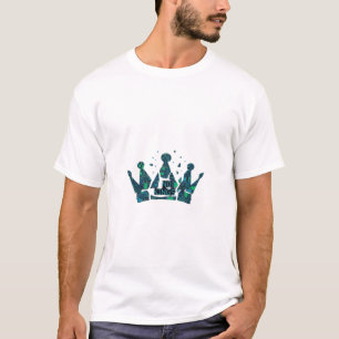 T-shirt Pas de rois en Amérique, esthétique de la liberté