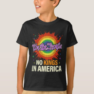 T-shirt Pas De Rois En Amérique Nous Le Peuple Le Vintag P