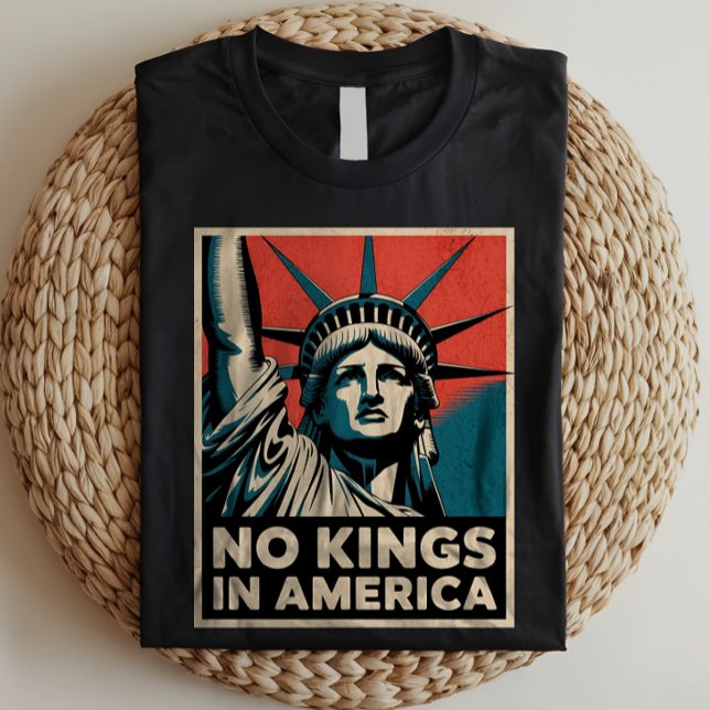 T-shirt Pas de rois en Amérique Statue de la Liberté anti- (Créateur téléchargé)